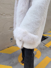 Load image into Gallery viewer, Cinnamon Creations F109 Fluffy Hooded Jacket Ivory
