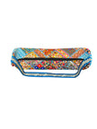 Tibet House BT223 Cotton Patchwork Embroidered Yoga Bag Blue Multi