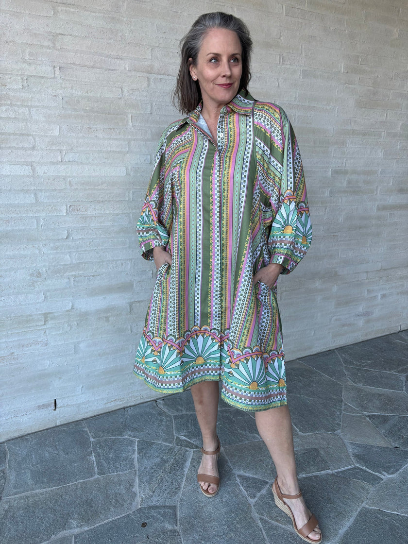 Trio Rouge Portofino Dress Sunset