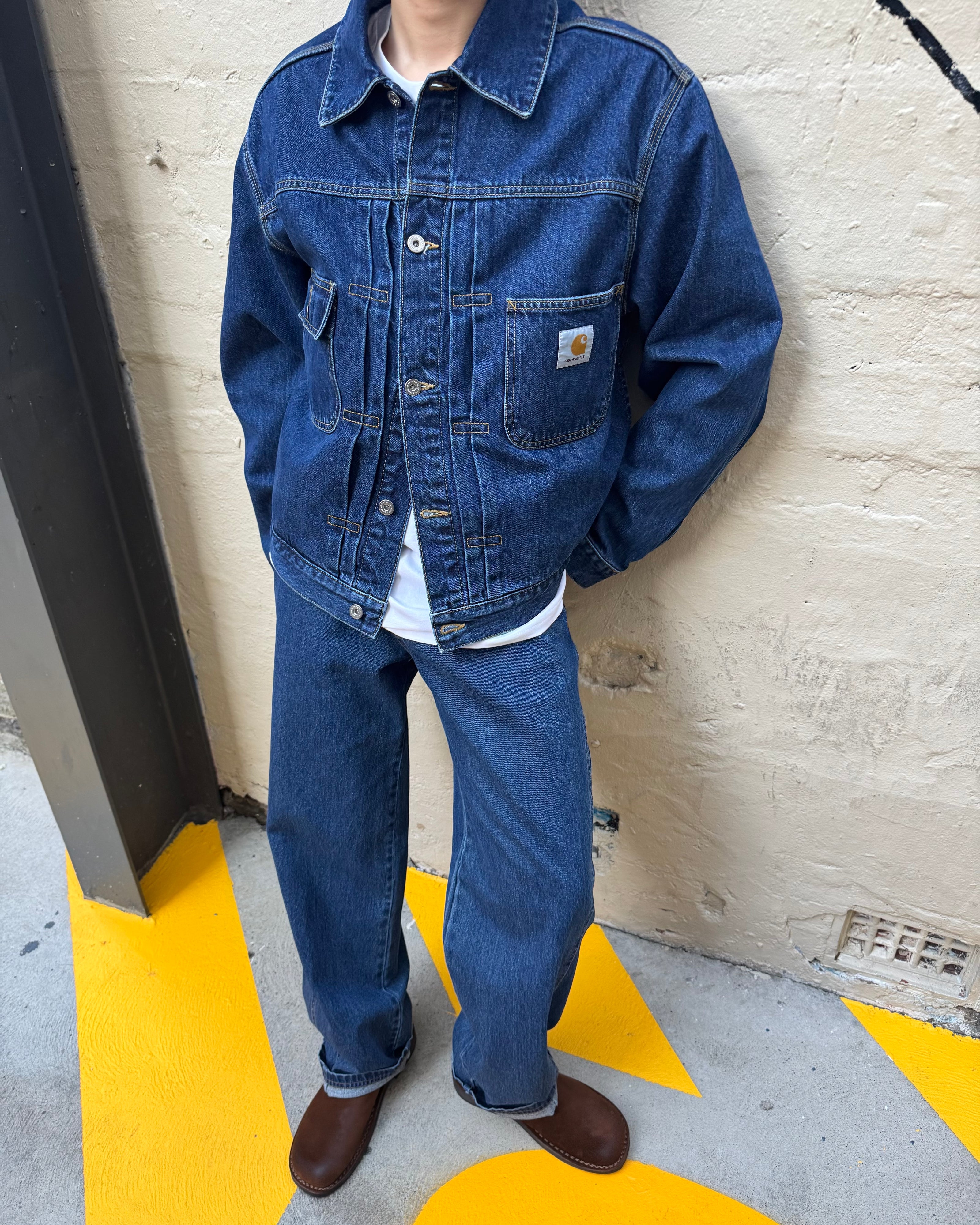 Carhartt WIP Belmar Jacket Blue stone washed