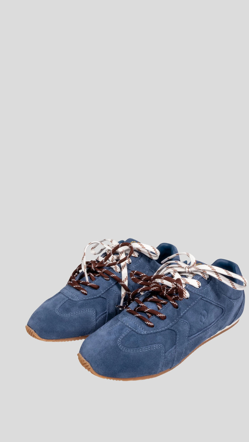 Goodsole 3001 Balance Sneakers Peacock Blue Suede