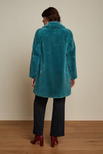 Load image into Gallery viewer, King Louie Anais Coat Long Philly Sea Blue

