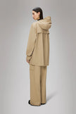 RAINS Unisex Rain Jacket Sand