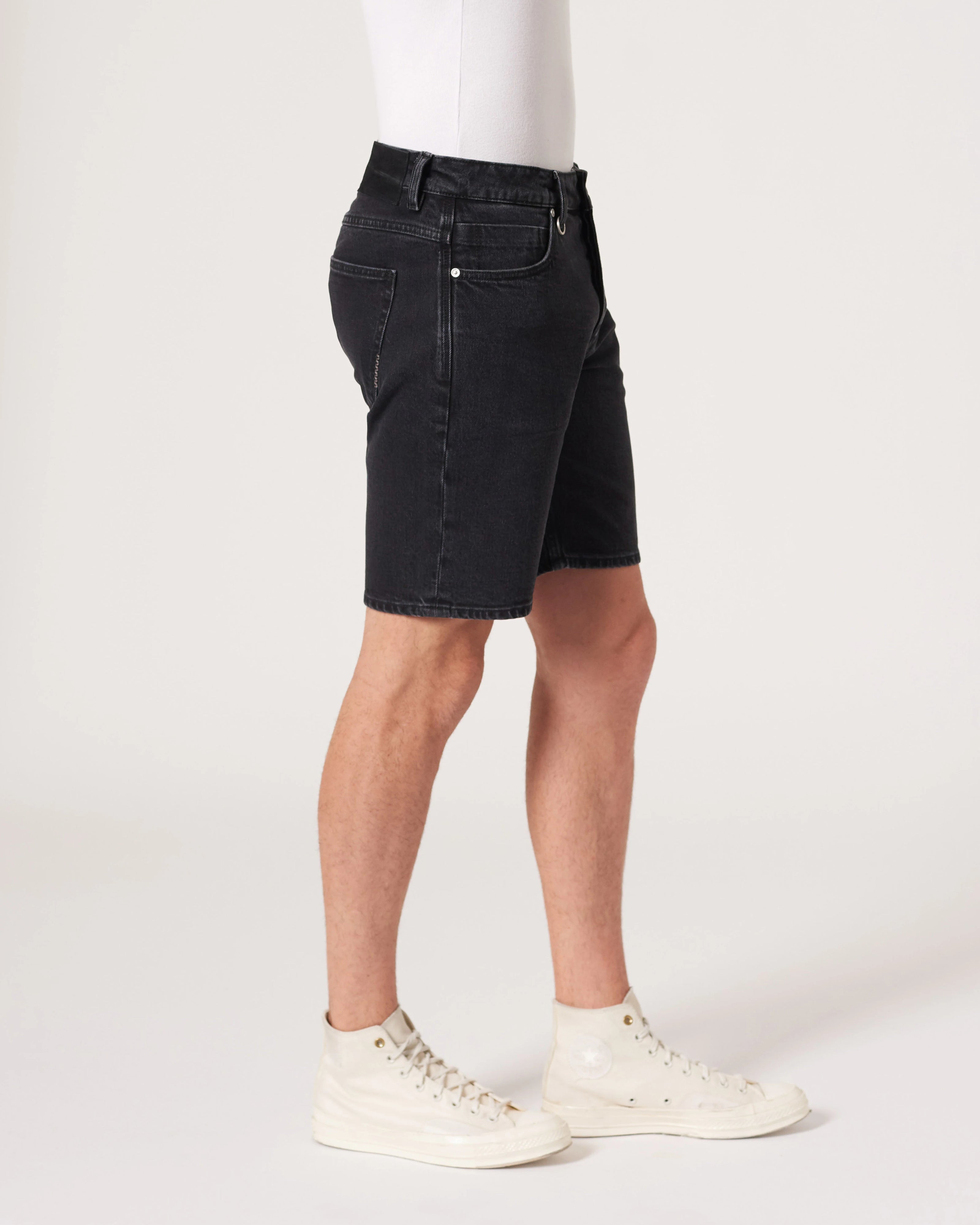 Neuw Denim Lou Short Transit Washed Black