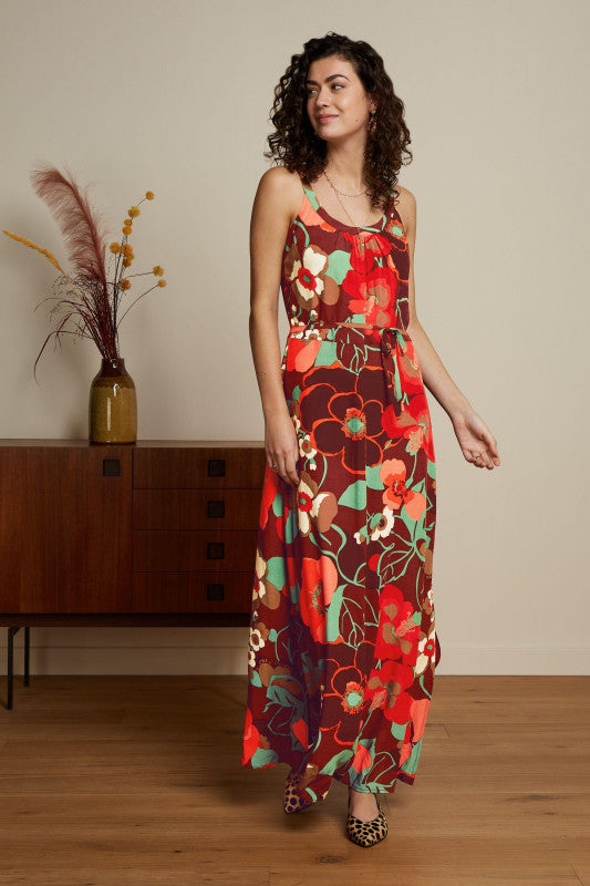 King Louie Allison Maxi Dress Pecan Brown