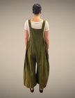 Tibet House AS41 Thick Cotton 3 Pocket Overalls Khaki