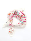 Angels Whisper Camile Patterned Bandana Scarf Pink