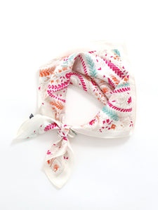 Angels Whisper Camile Patterned Bandana Scarf Pink