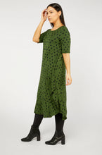 Load image into Gallery viewer, Tani 79430 Original Tri Dress Moss Print
