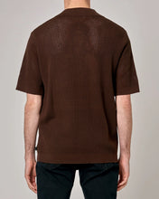 Load image into Gallery viewer, Rolla&#39;s Bowler Grid Knit Shirt Brown

