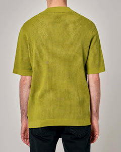 Rolla's Bowler Grid Knit Shirt Cactus