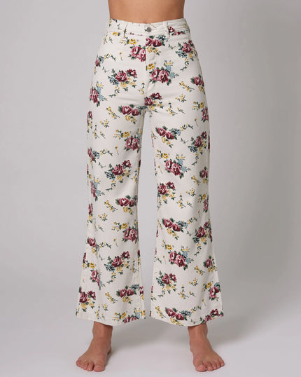 Rolla's Sailor Pant Floral Cream