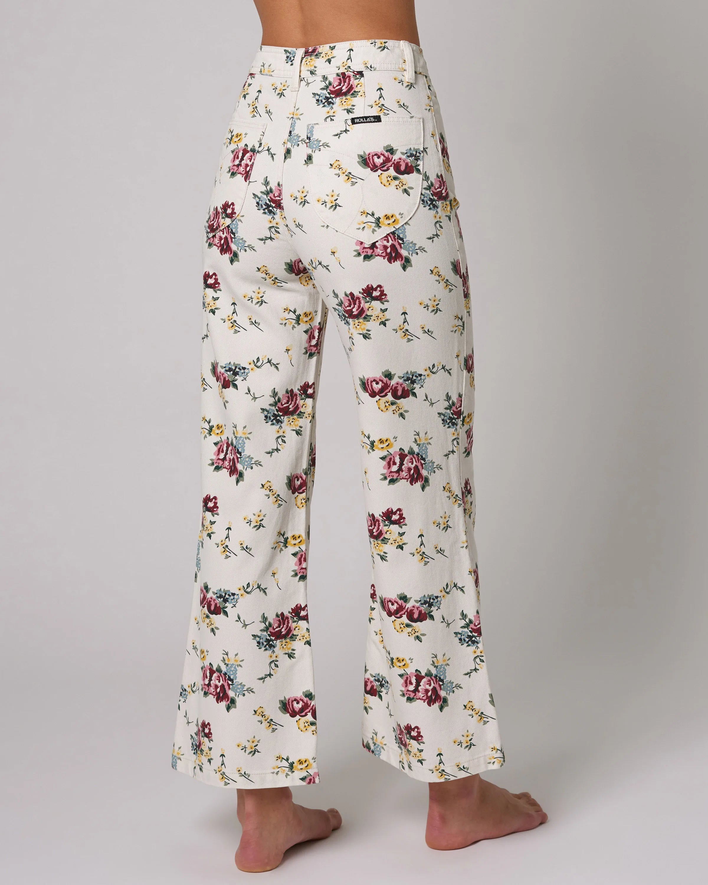 Rolla's Sailor Pant Floral Cream