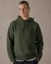 Load image into Gallery viewer, McTavish Apres Knit Hoodie Dark Green
