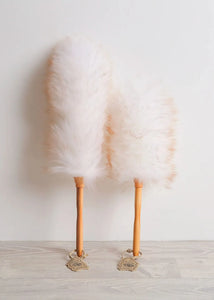 Auskin Long Wool Sheepskin Duster Sunset 30cm