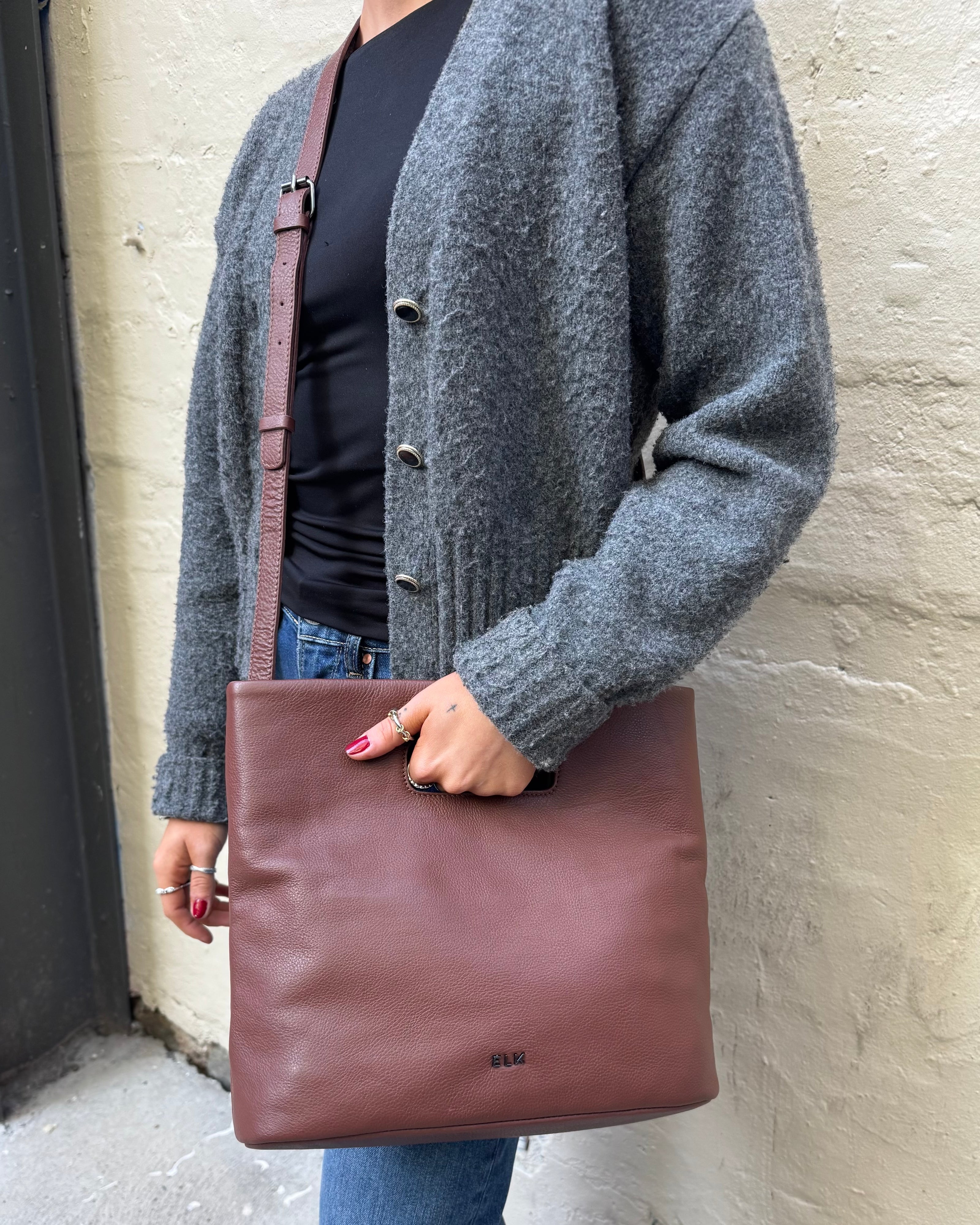 Elk Vio Tote Bag Tan