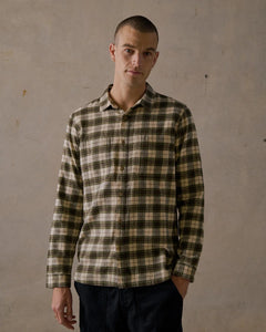 McTavish House Check Flannel Shirt Green Multi