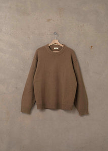 McTavish Reverse Seam Knit Dark Tan