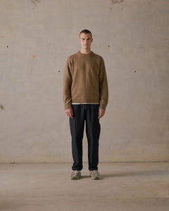 McTavish Reverse Seam Knit Dark Tan