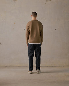 McTavish Reverse Seam Knit Dark Tan