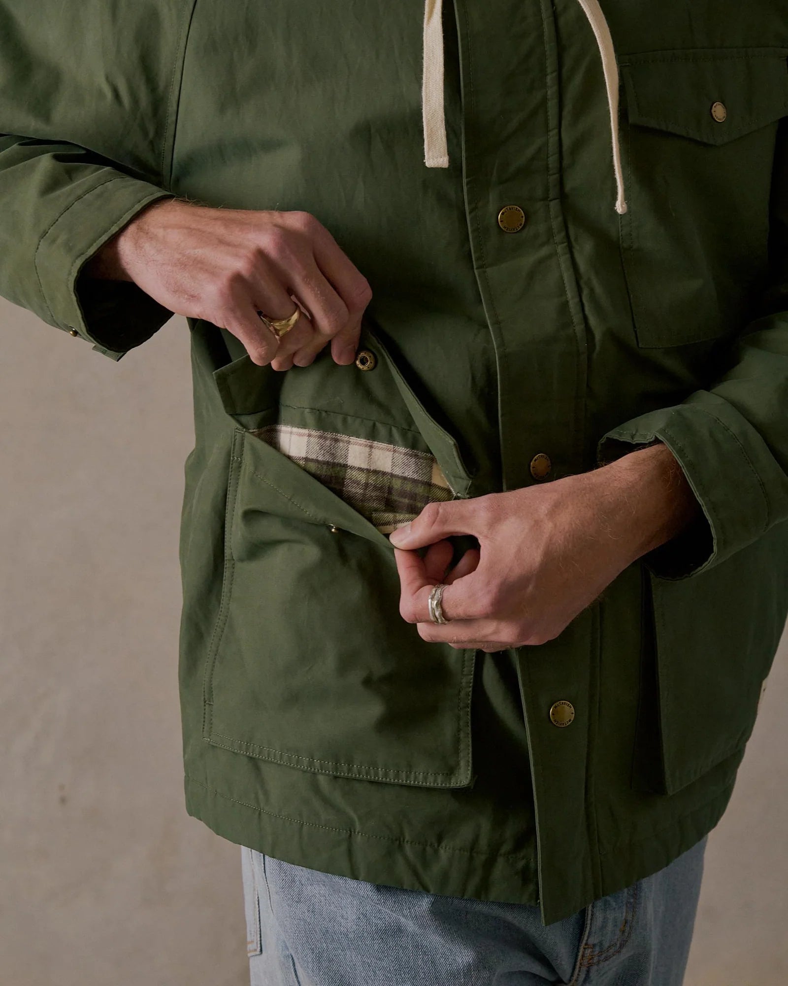 McTavish Waxed Jacket Green