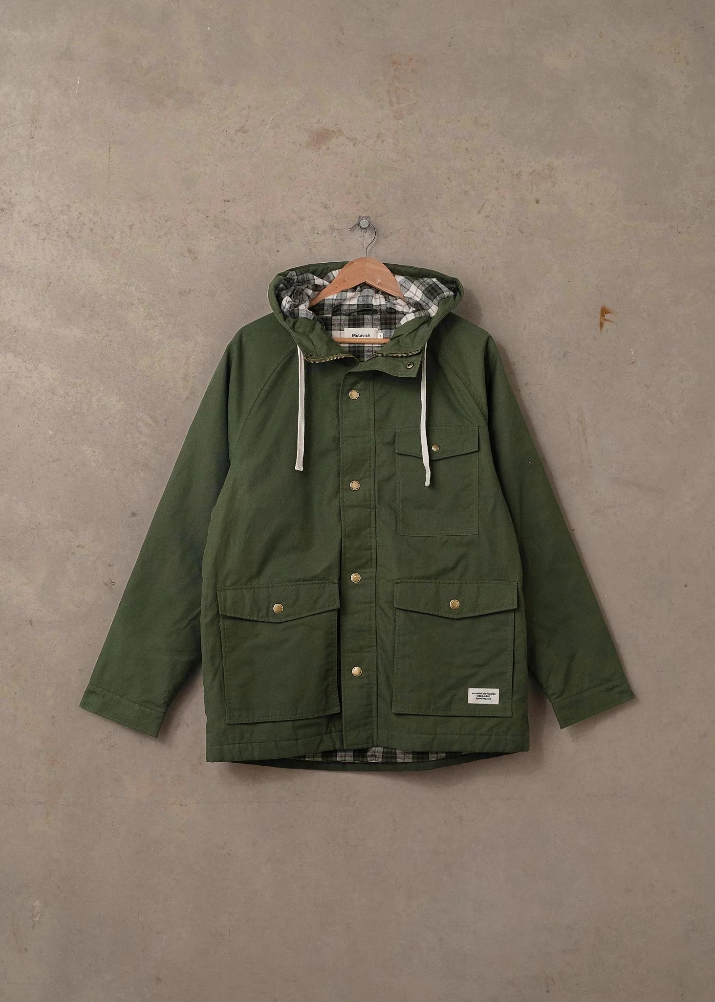 McTavish Waxed Jacket Green