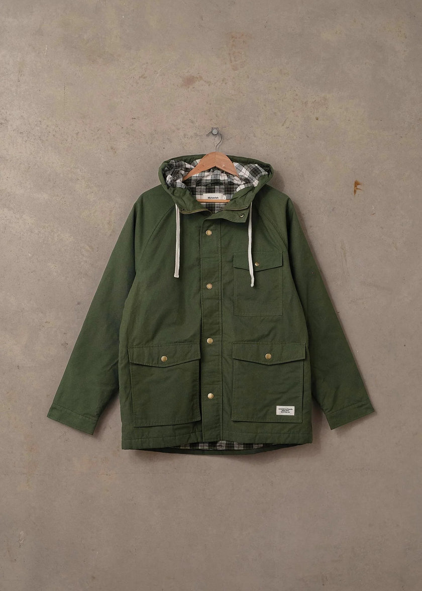 McTavish Waxed Jacket Green