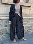 Indulge Me CLO167 Twist Crush Pants Black