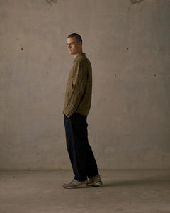 McTavish Patio Check Overshirt Brown Multi