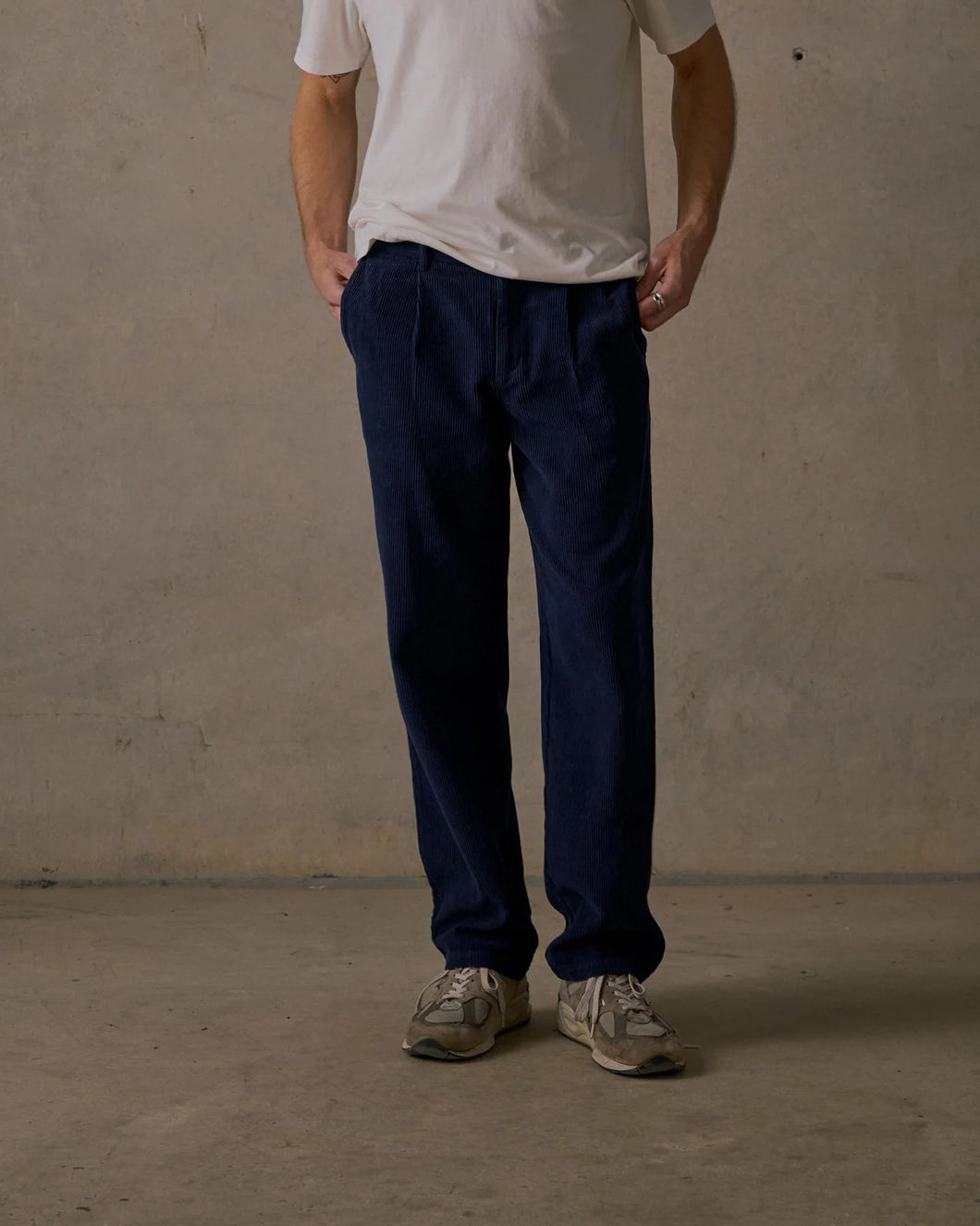 McTavish Classic Cord Pants Blue