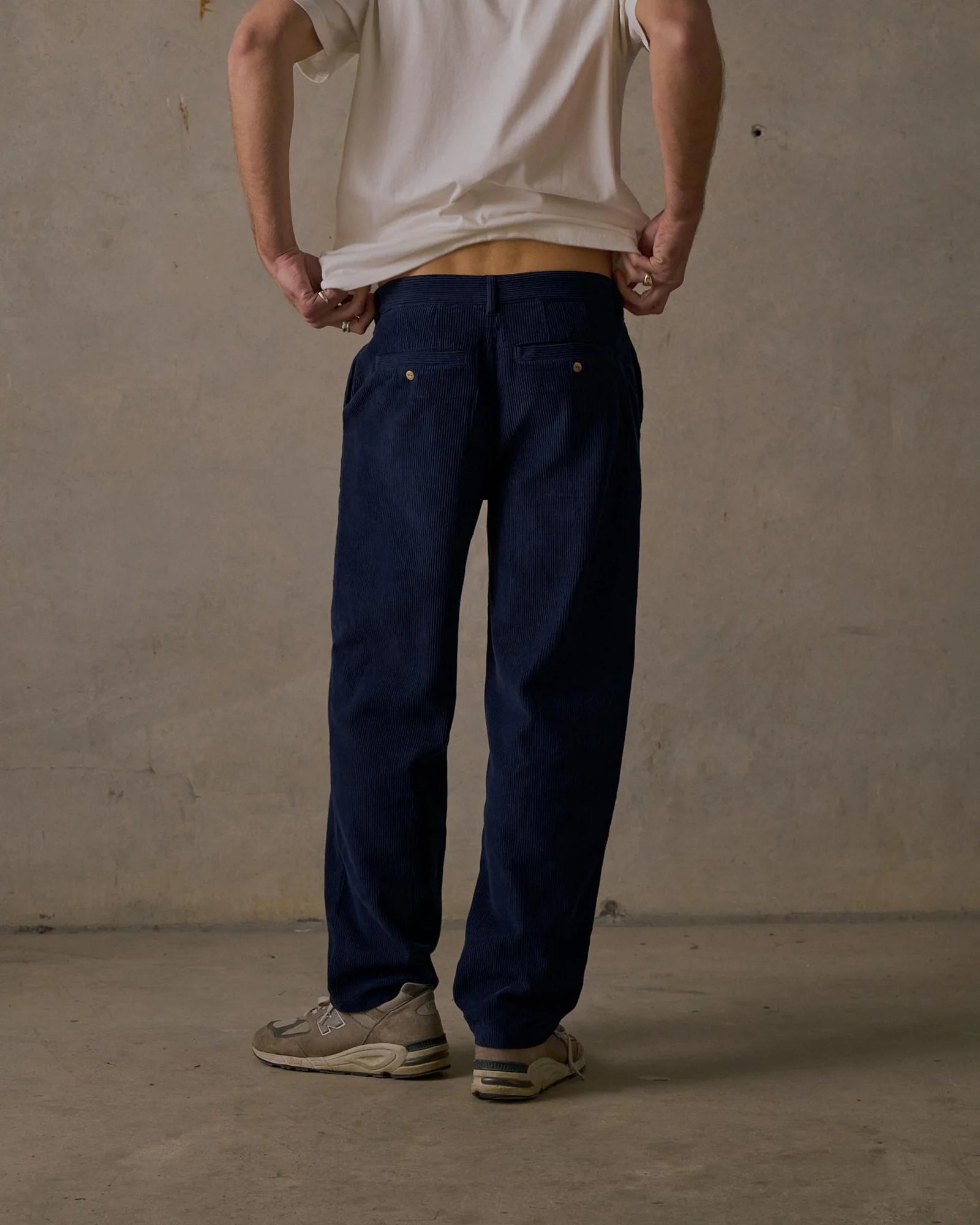 McTavish Classic Cord Pants Blue