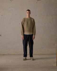McTavish Merino Cable Knit Brown Multi