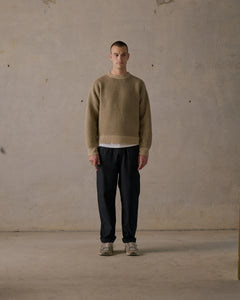 McTavish Merino Cable Knit Brown Multi