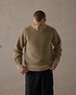 McTavish Merino Cable Knit Brown Multi