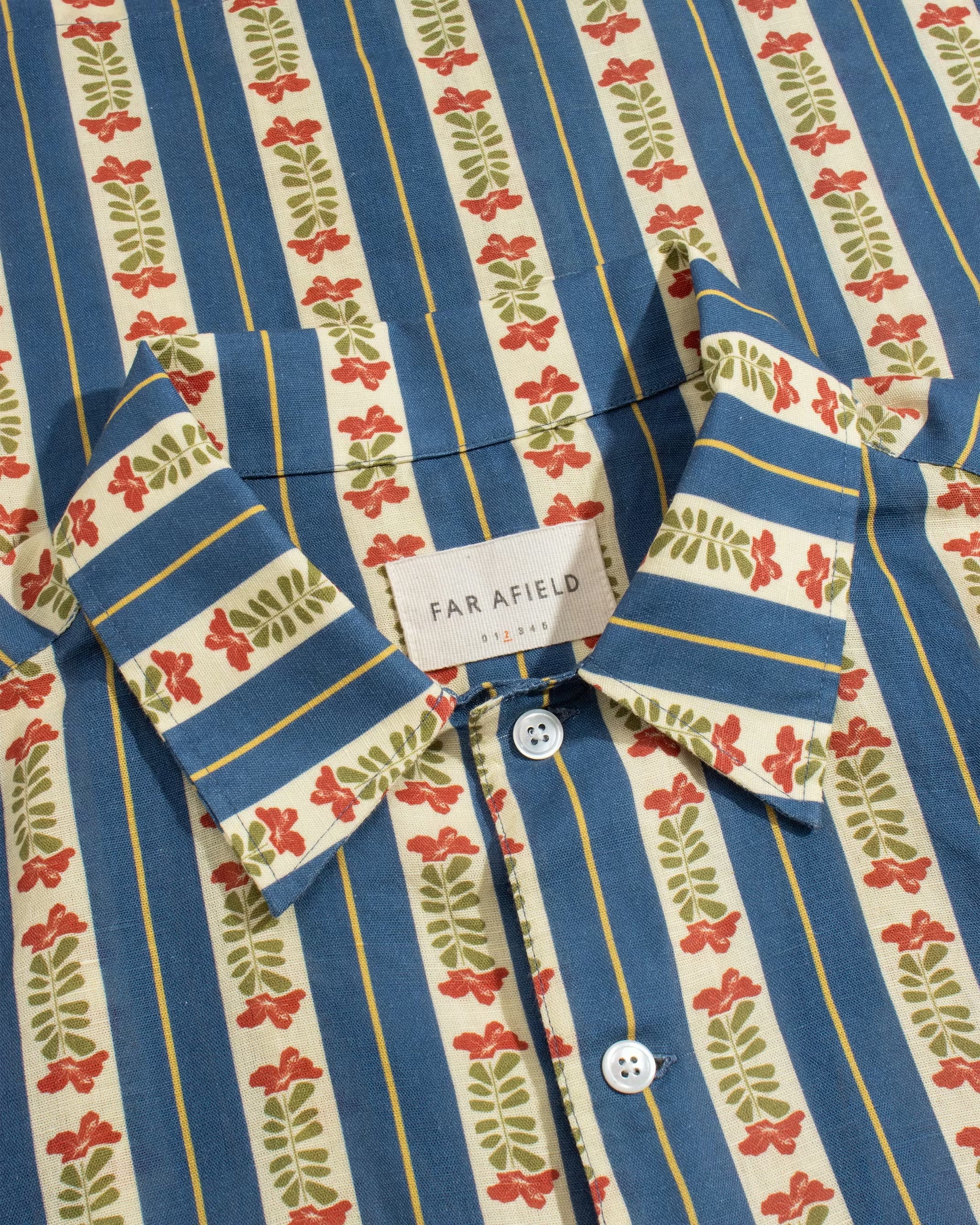 Far Afield Busey Shirt Floral Stripe