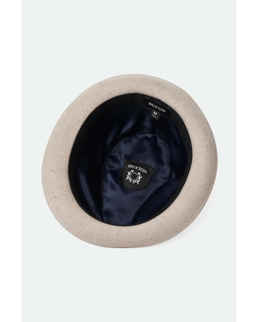 Brixton Gain Fedora Hat Oatmeal