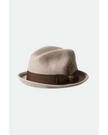 Brixton Gain Fedora Hat Oatmeal