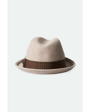 Load image into Gallery viewer, Brixton Gain Fedora Hat Oatmeal
