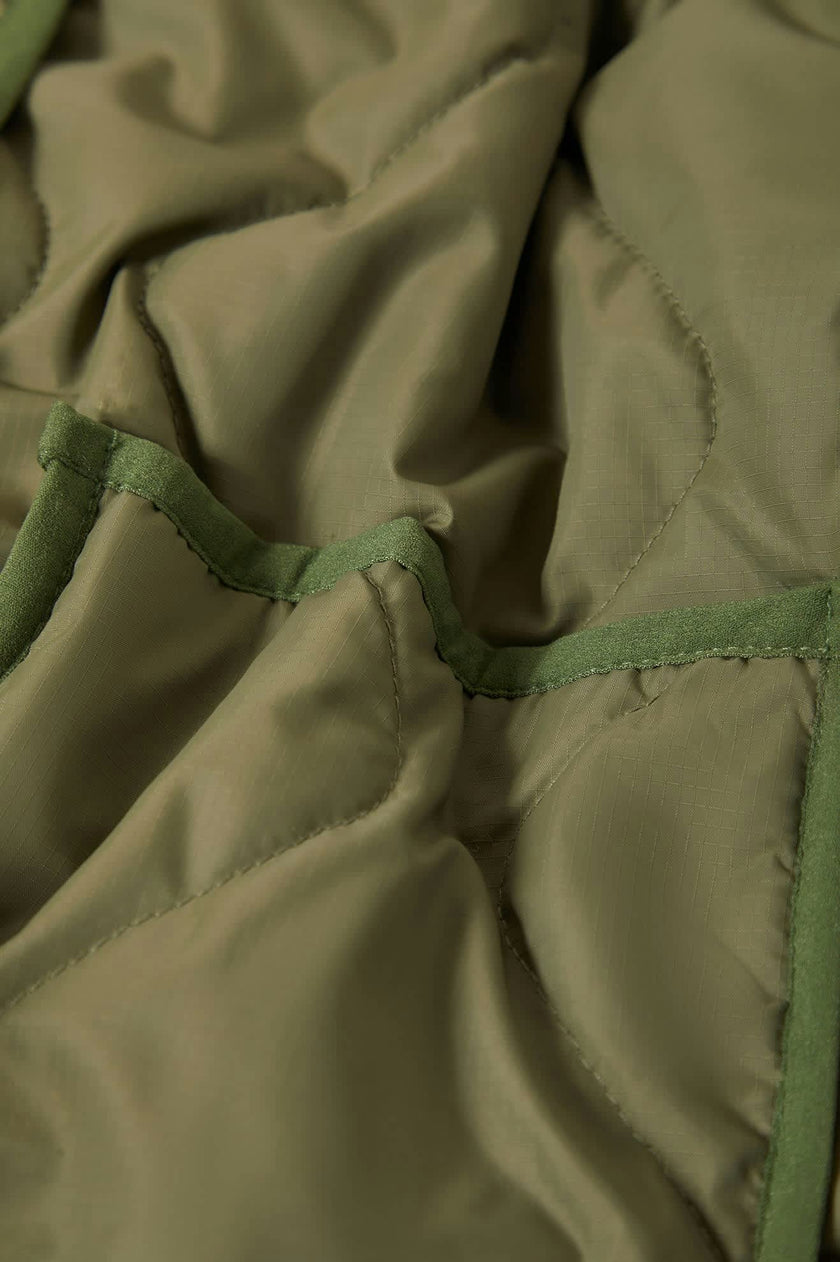 Brixton Delilah Quilted Jacket Olive Surplus