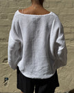 Milkman Waffle Knit Top White