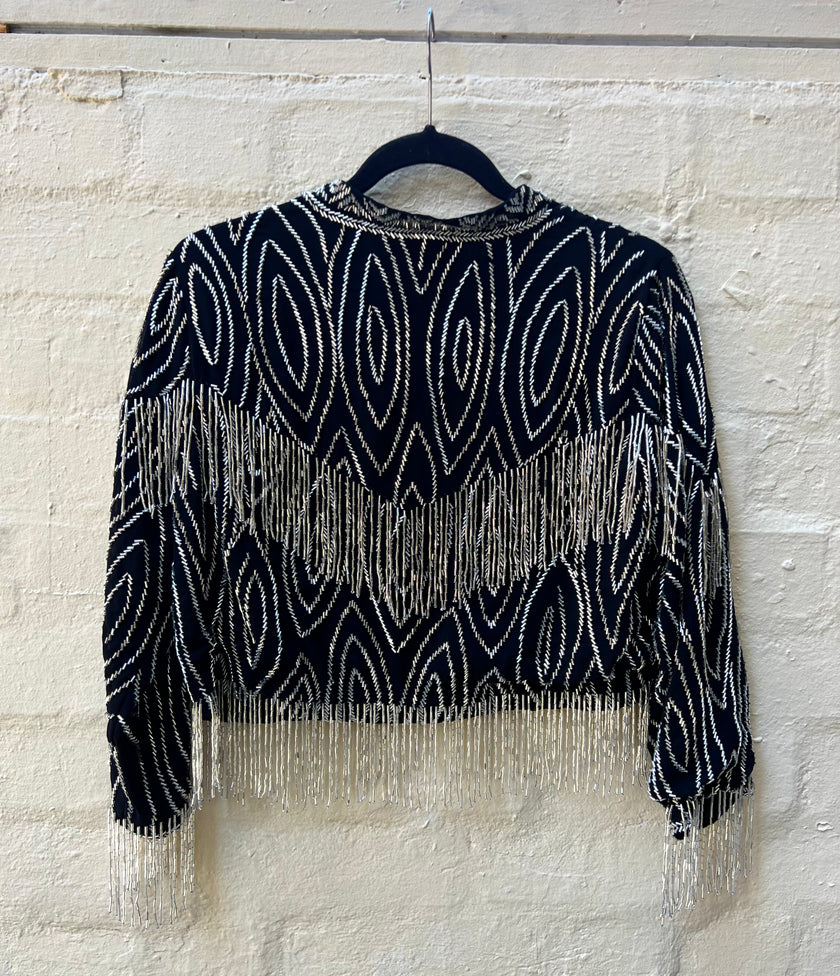 DEA Dolly Tassel Jacket Black