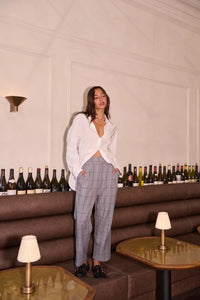 Barry Made Brick Pant Grey Check