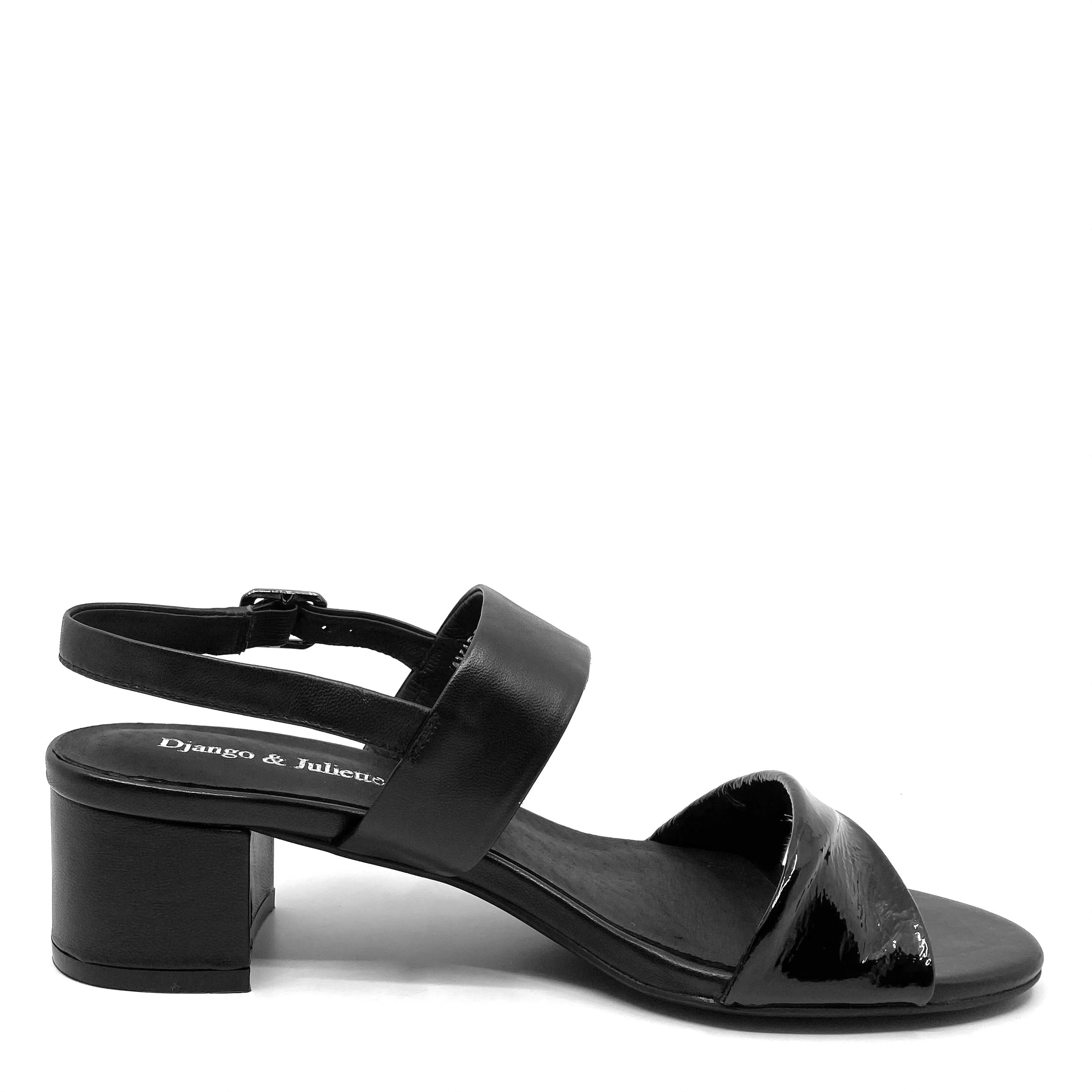 Django & Juliette Amarillo Black Patent Leather