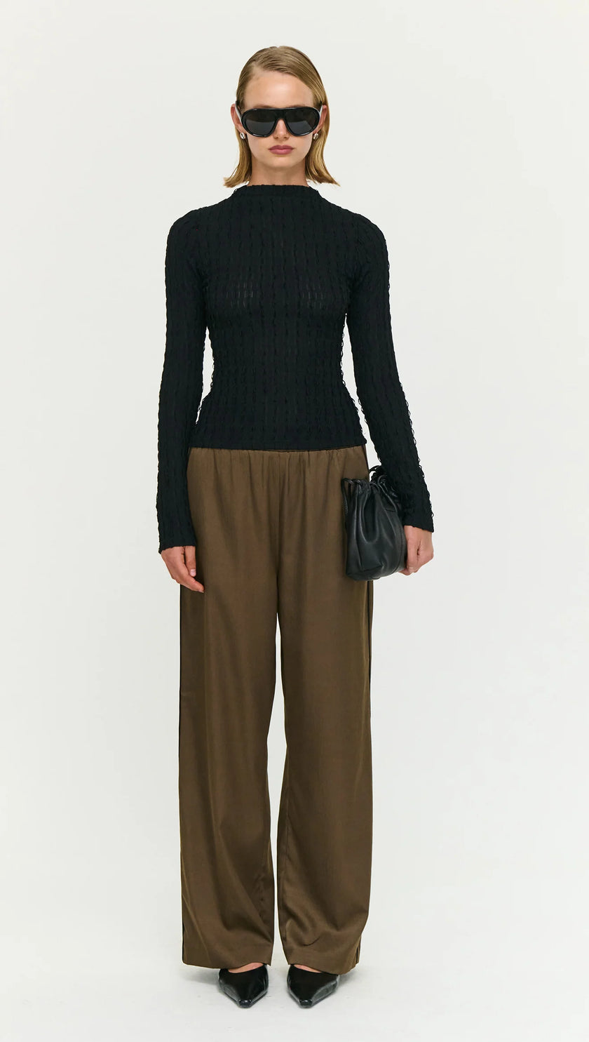 Staple The Label Dakota Relaxed Pant Espresso