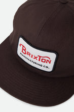 Load image into Gallery viewer, Brixton Grade HP Snapback Pinecone Brown
