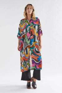 Elk Soma Shirt Dress Kult Print
