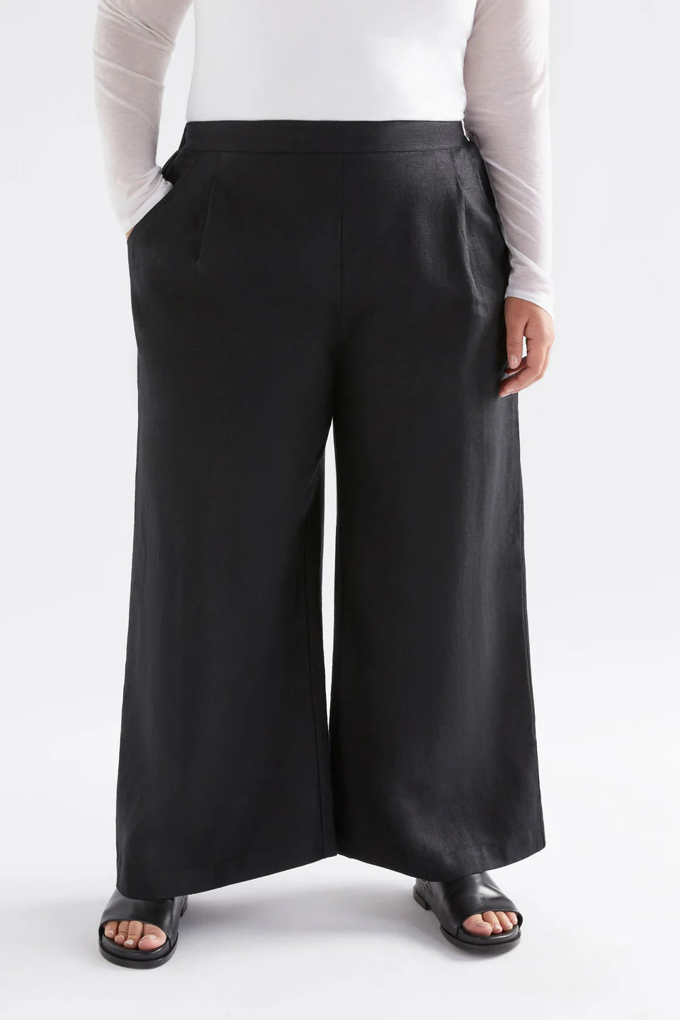 Elk Ilona Linen Pant Black