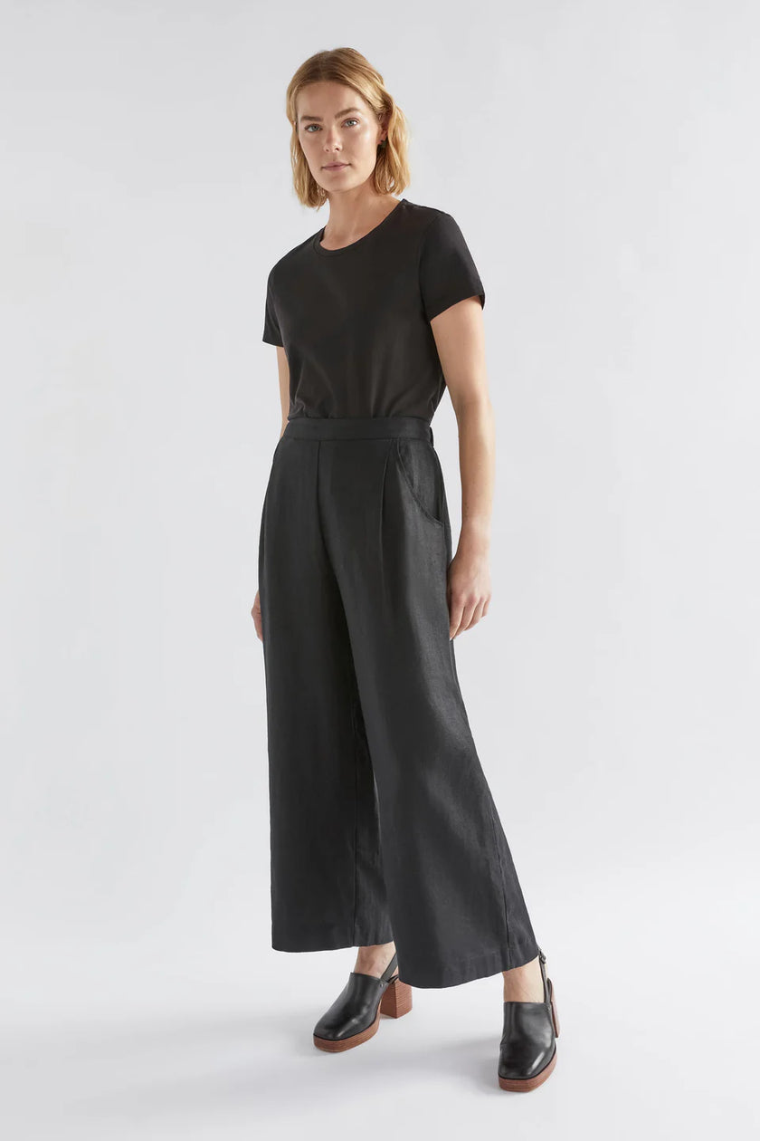 Elk Ilona Linen Pant Black