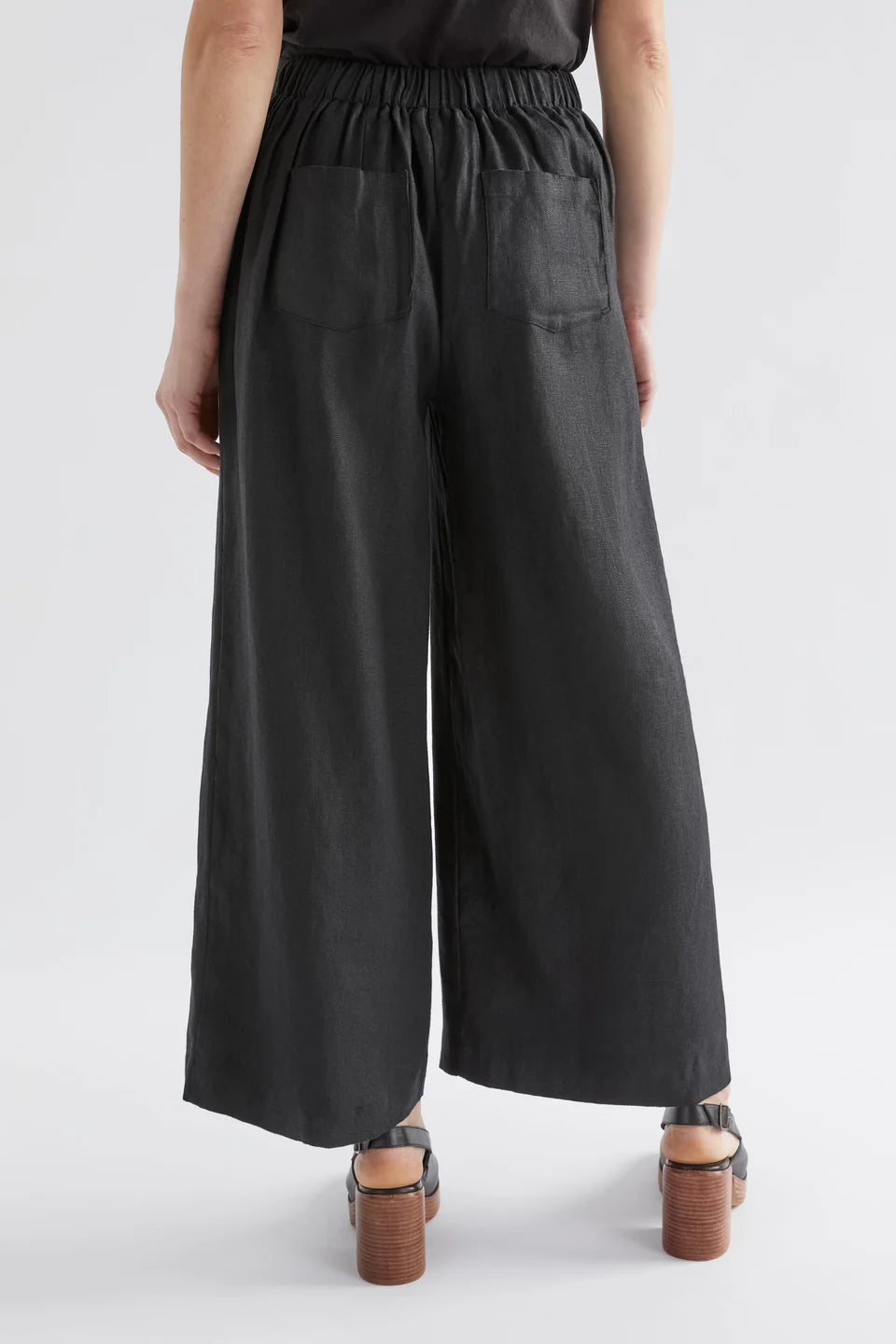 Elk Ilona Linen Pant Black