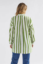 Load image into Gallery viewer, Elk Tilbe Shirt Green/ White Paint Stripe
